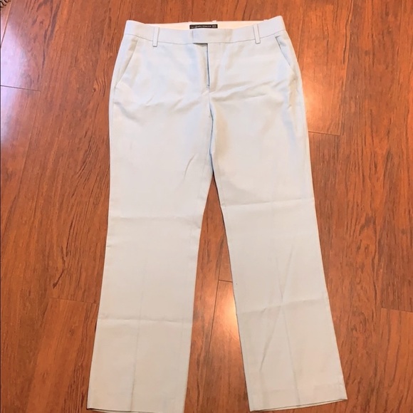 Zara Baby Blue Cropped Pant size 6 - Picture 5 of 5